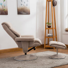 Biarritz Soft Fabric Swivel Recliner