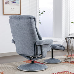 Biarritz Soft Fabric Swivel Recliner