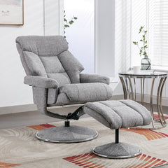 Biarritz Soft Fabric Swivel Recliner
