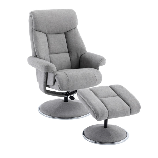 Biarritz Soft Fabric Swivel Recliner