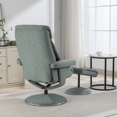 Biarritz Soft Fabric Swivel Recliner