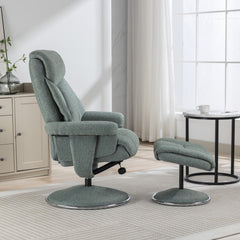 Biarritz Soft Fabric Swivel Recliner