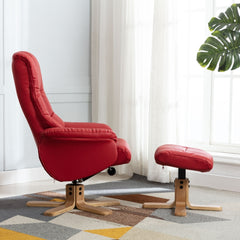 Cairo Plush Swivel Recliner Chair