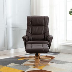 Cairo Plush Swivel Recliner Chair
