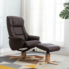 Cairo Plush Swivel Recliner Chair