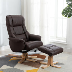 Cairo Plush Swivel Recliner Chair