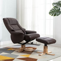 Cairo Plush Swivel Recliner Chair
