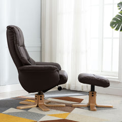 Cairo Plush Swivel Recliner Chair