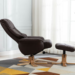 Cairo Plush Swivel Recliner Chair
