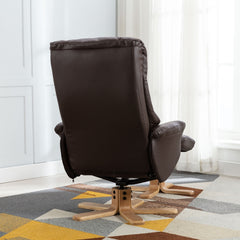 Cairo Plush Swivel Recliner Chair