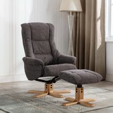 Cairo Fabric Swivel Recliner Chair