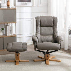 Cairo Plush Swivel Recliner Chair