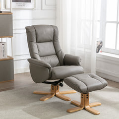 Cairo Plush Swivel Recliner Chair