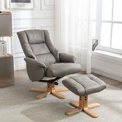 Cairo Plush Swivel Recliner Chair
