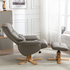 Cairo Plush Swivel Recliner Chair