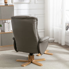 Cairo Plush Swivel Recliner Chair