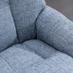 Dubai Warm Fabric Swivel Recliner