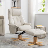 Dubai Full Real Leather Luxury Swivel Recliner