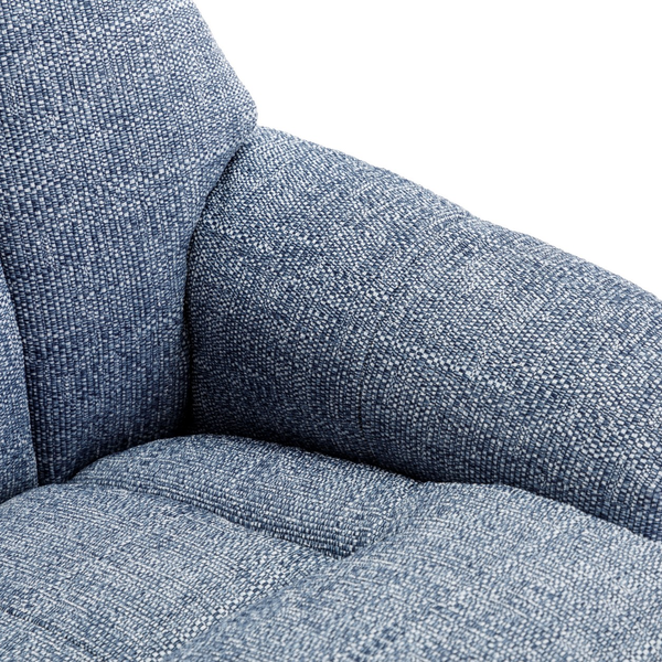 Dubai Warm Fabric Swivel Recliner