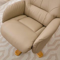Eden Luxury Leather Match Swivel Recliner