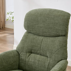 Eden Luxury Fabric Swivel Recliner