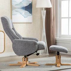 Florida Fabric Swivel Recliner Chair