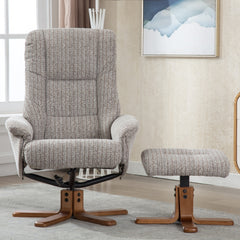 Florida Fabric Swivel Recliner Chair