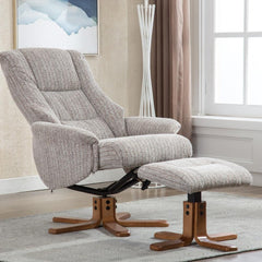 Florida Fabric Swivel Recliner Chair