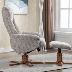 Florida Fabric Swivel Recliner Chair