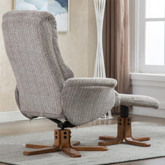 Florida Fabric Swivel Recliner Chair