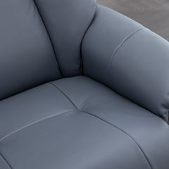 Hawaii Real Leather Swivel Recliner Chair