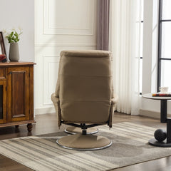 Lyon Luxury Genuine Leather Swivel Recliner Chair