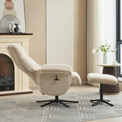 Nevada Plush Fabric Recliner