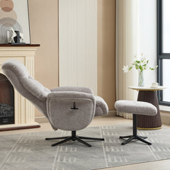 Nevada Plush Fabric Recliner