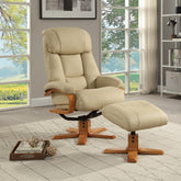 Nice Luxury Real Leather Swivel Recliner Chair