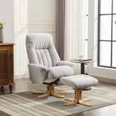 Paris Cosy Fabric Swivel Recliner Chair