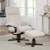 Vienna Soft Fabric Swivel Recliner