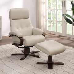 Vienna Real Leather Swivel Recliner