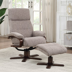 Vienna Soft Fabric Swivel Recliner