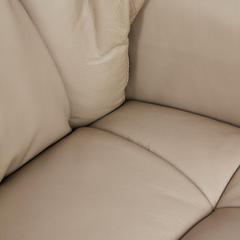 Denver Real Leather Luxury Swivel Recliner Chair