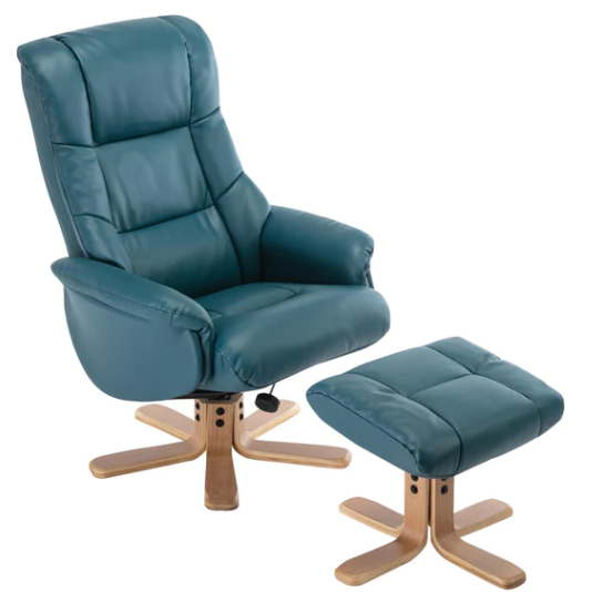 Cairo Plush Swivel Recliner Chair