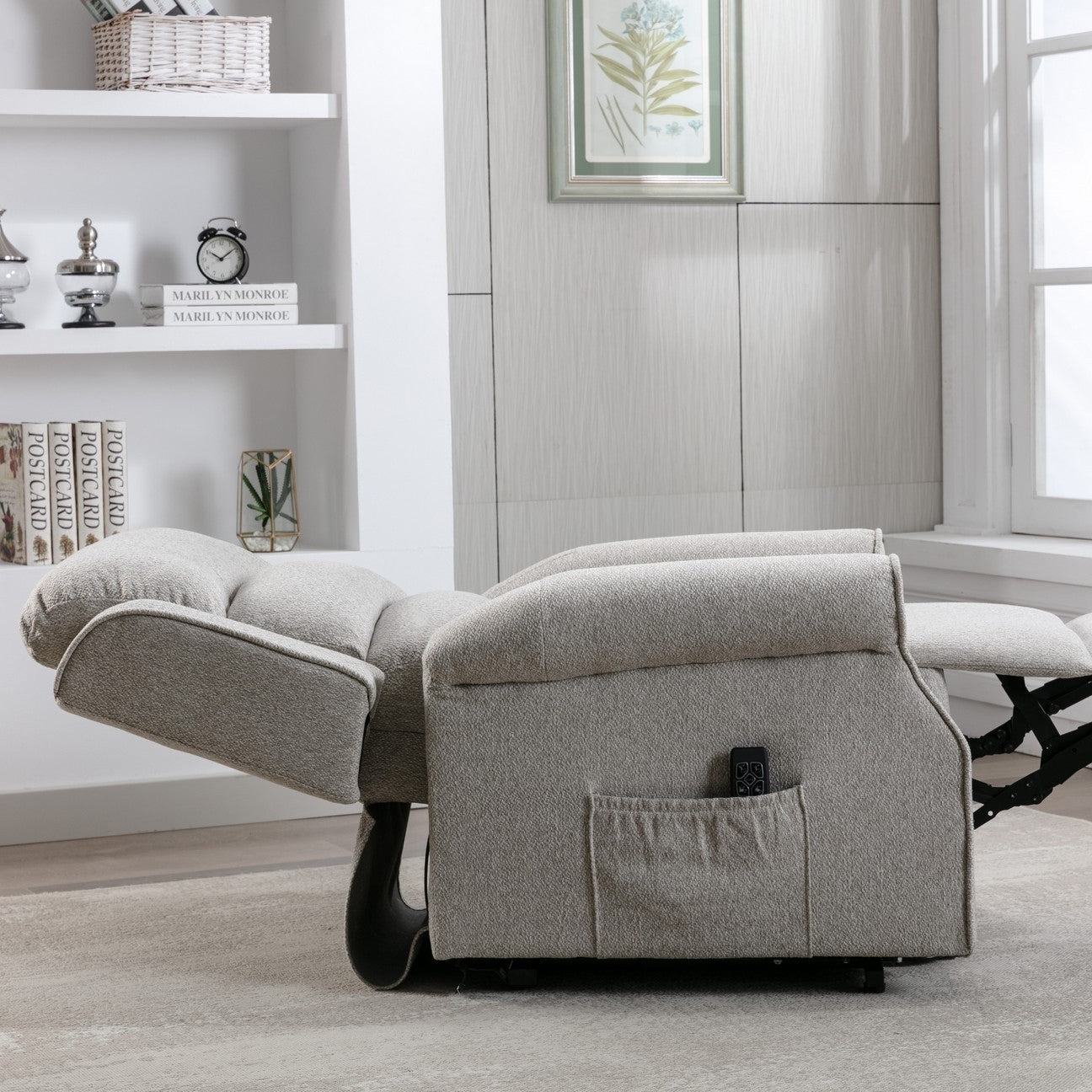 Photo of Andover Linen full recline side view