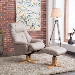 Refurbished Dubai Pebble Luxury Swivel Recliner