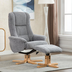 Florida Fabric Swivel Recliner Chair