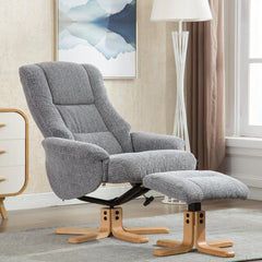 Florida Fabric Swivel Recliner Chair