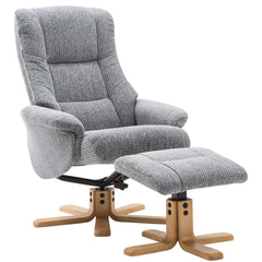 Florida Fabric Swivel Recliner Chair