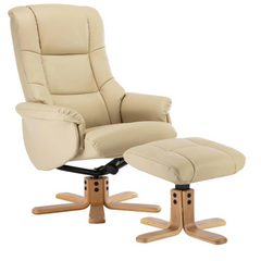 Cairo Plush Swivel Recliner Chair